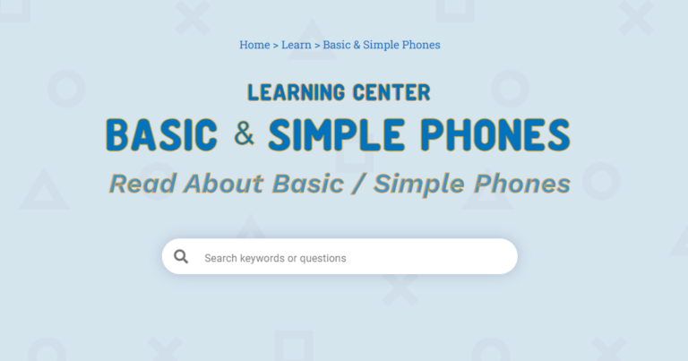 Simple Smart Phones Learning Center Basic Simple Feature Imge